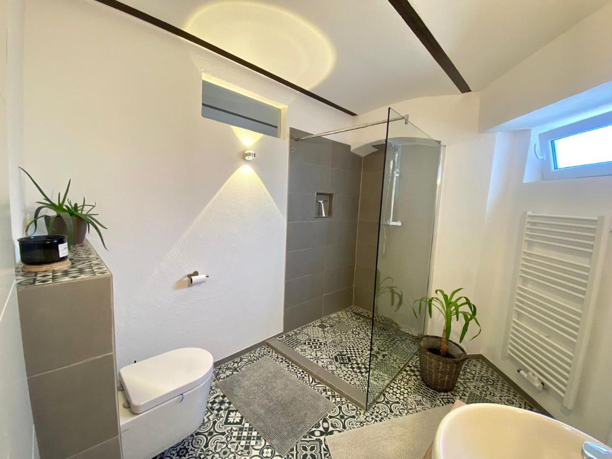 ווינינגן Ferienwohnung Zur Alten Schmiede מראה חיצוני תמונה